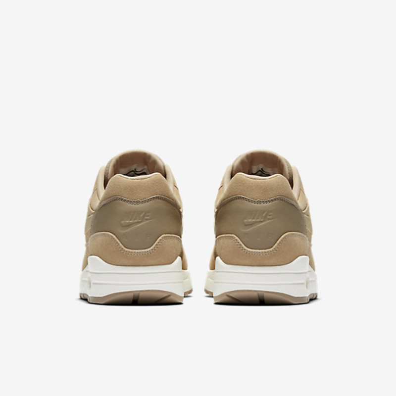 Nike air max 1 leather premium khaki team gold e mushroom best sale